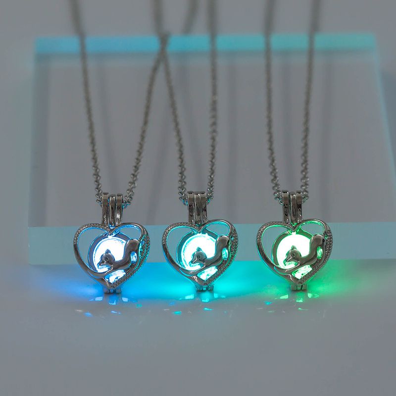 Creative Luminous Pendant Accessories Personality Copper Necklace