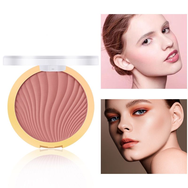 Fashion Six-color Matte Blush Repair Powder Brighten Skin Color Makeup