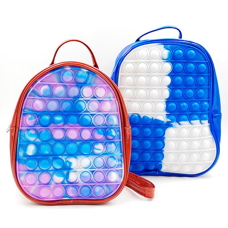 Bubble Music Children's Schoolbag Decompression Educational Toy Bag
