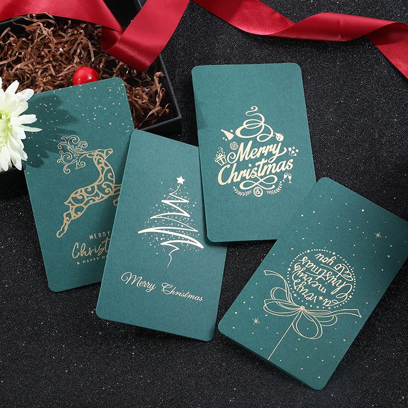الإبداعية خمر البرنز عيد الميلاد الأيائل عيد الميلاد شجرة بطاقات المعايدة