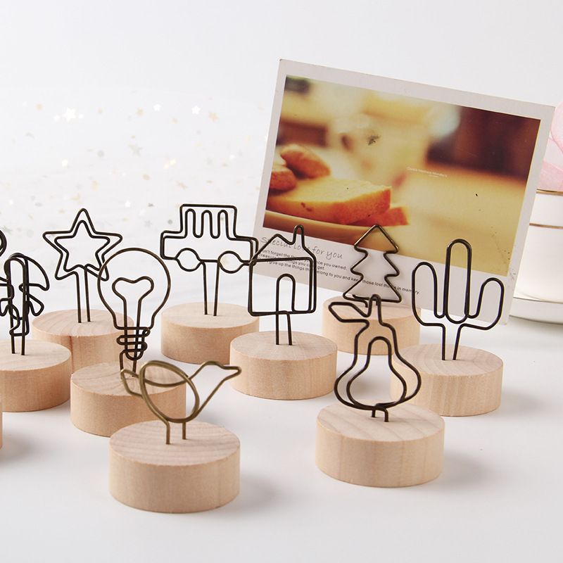 Simple Creative Log Note Photo Card Decoration Ornaments