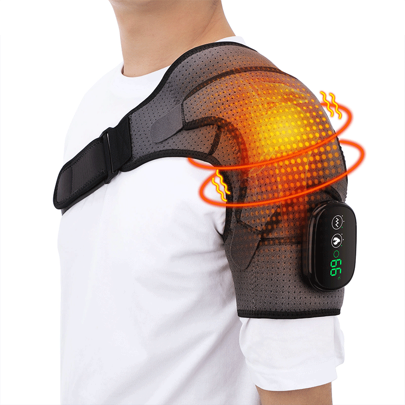 3-speed Adjustable Controller Usb Charging Warm Electric Massage Shoulder Pad