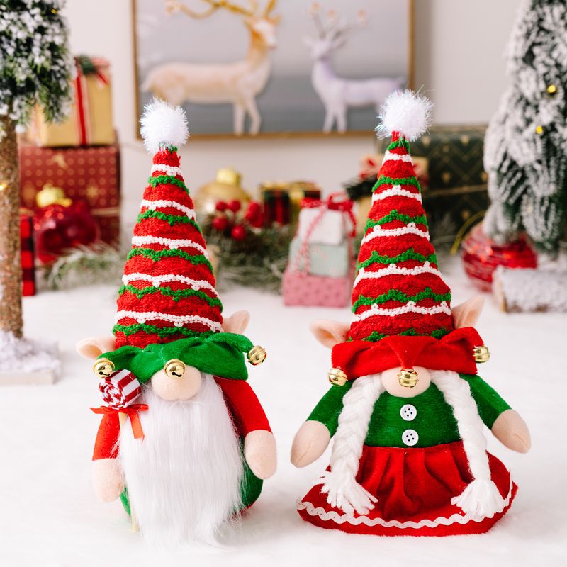 Weihnachten Süß Puppe Nicht Gewebt Gruppe Dekorative Requisiten