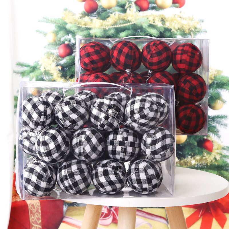Weihnachten Mode Ball Tuch Gruppe Hängende Ornamente