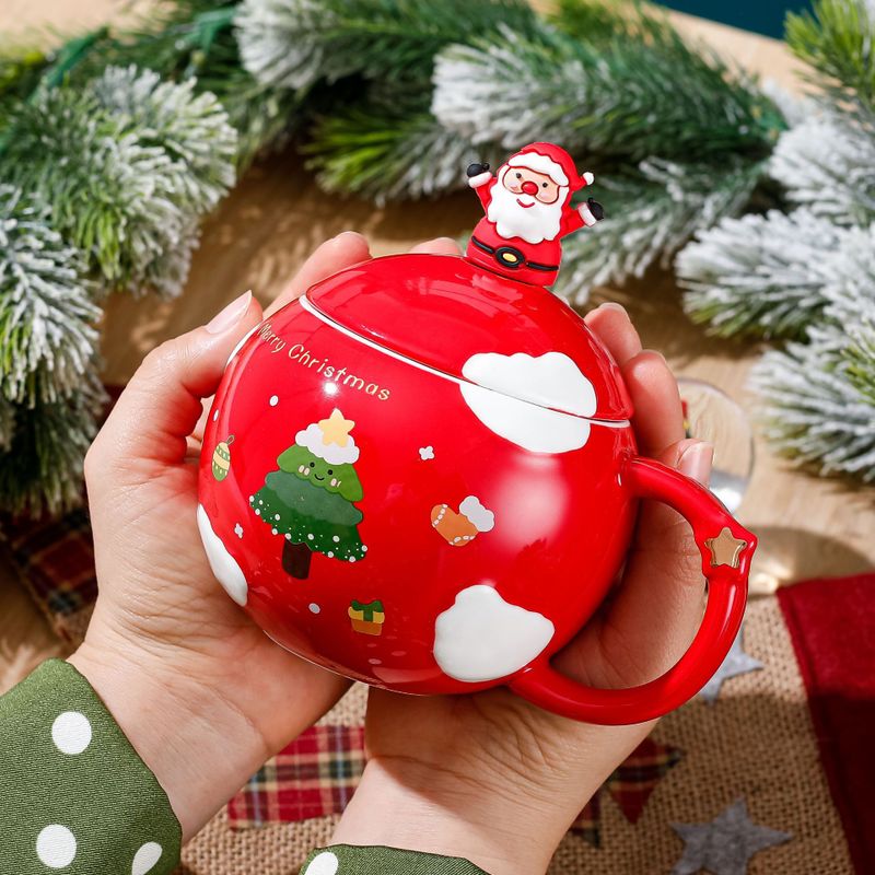Christmas Christmas Tree Ceramics Daily Cup 1 Piece