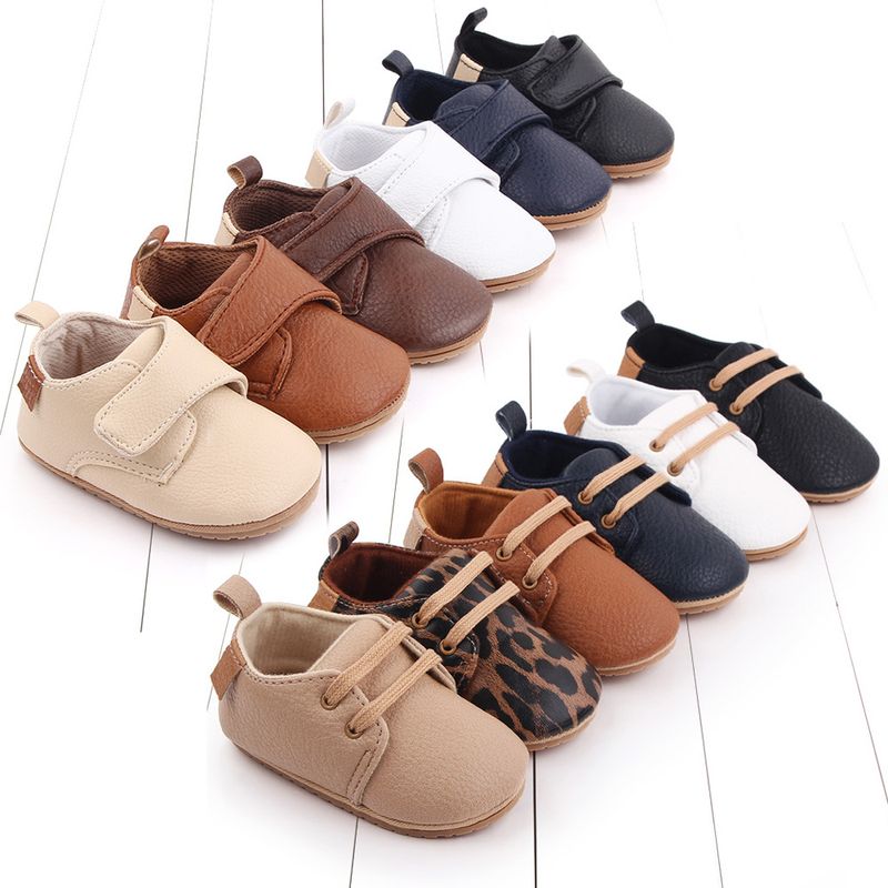 Kid's Fashion Solid Color Round Toe Toddler Shoes