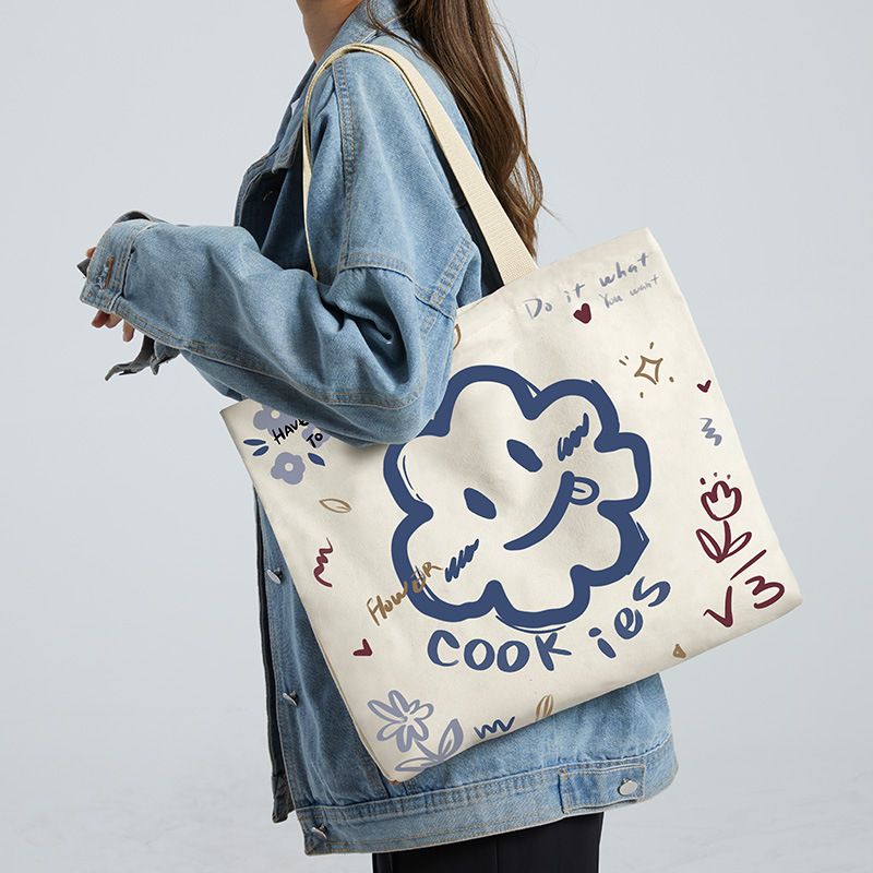 Women's Cute Animal Canvas Shopping Bags