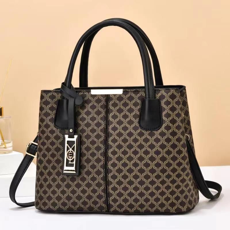 Women's Large Autumn Pu Leather Vintage Style Tote Bag
