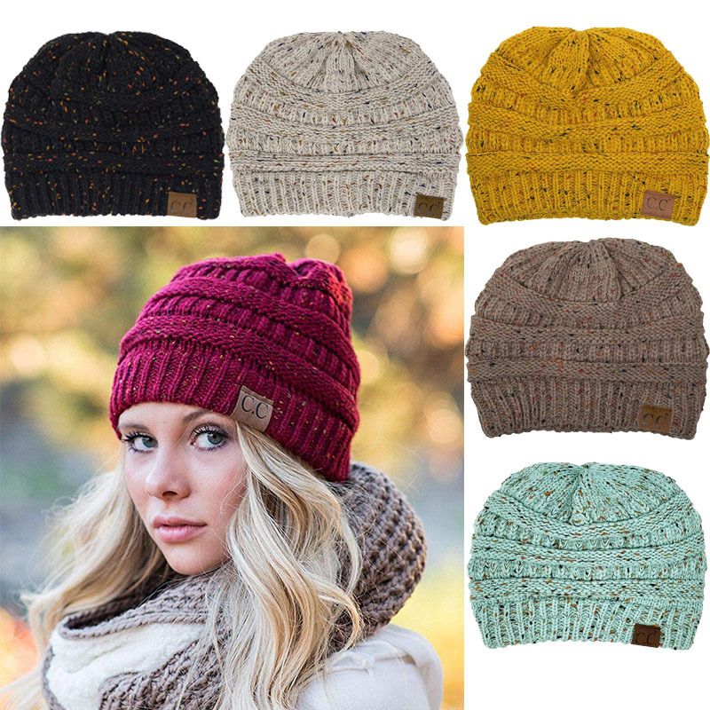 Women's Fashion Solid Color Eaveless Wool Cap