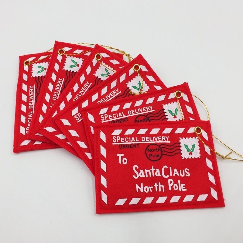 Christmas Fashion Letter Cloth Party Hanging Ornaments 1 Piece