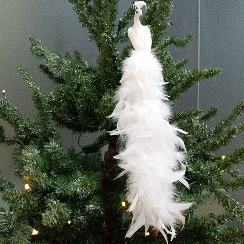 Christmas Fashion Peacock Feather Party Decorative Props 1 Piece