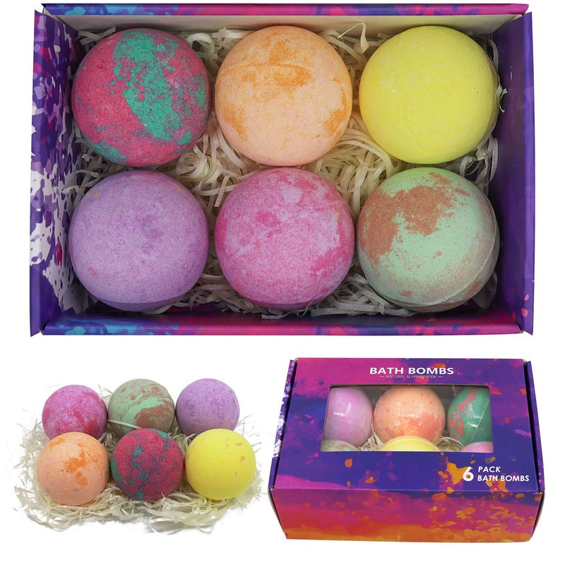 Colorful Aromatherapy Salt Cleansing Moisturizing Bubble Bath Balls