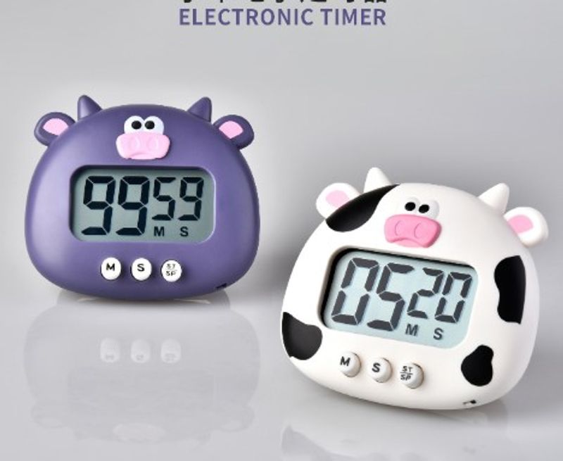 Cartoon Style Cows Abs Timer 1 Piece