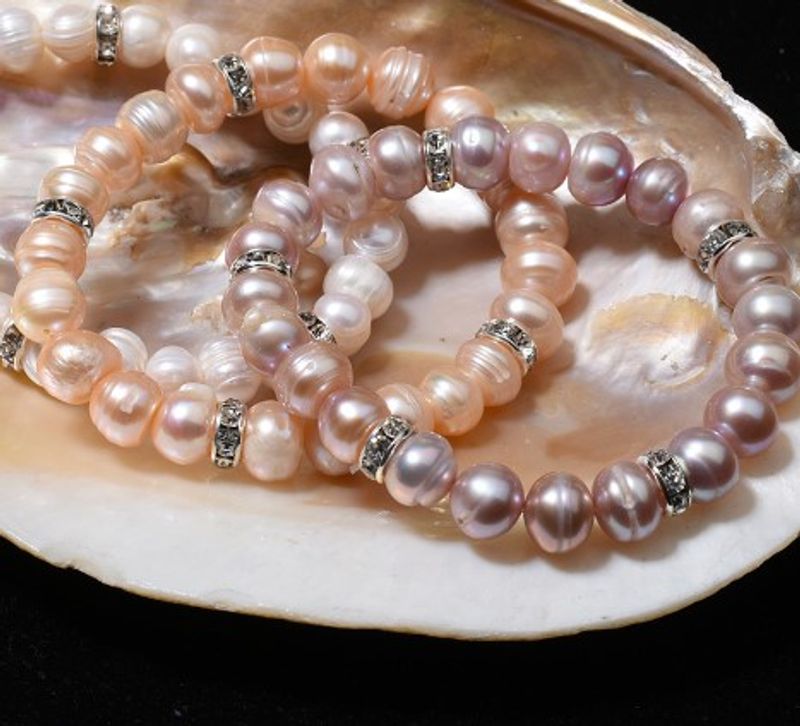 Style Simple Rond Perle Perlé Bracelets 1 Pièce