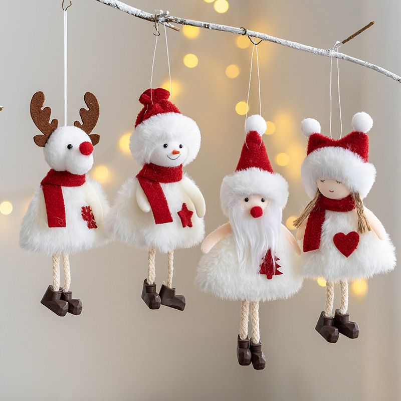 Weihnachten Weihnachten Puppe Tuch Gruppe Hängende Ornamente 1 Stück