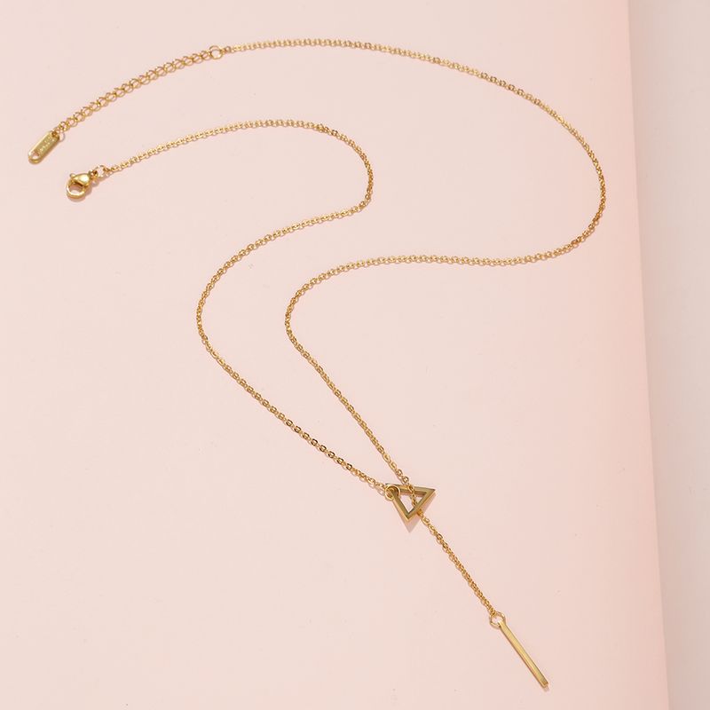Simple Style Triangle Alloy Women's Necklace 1 Piece