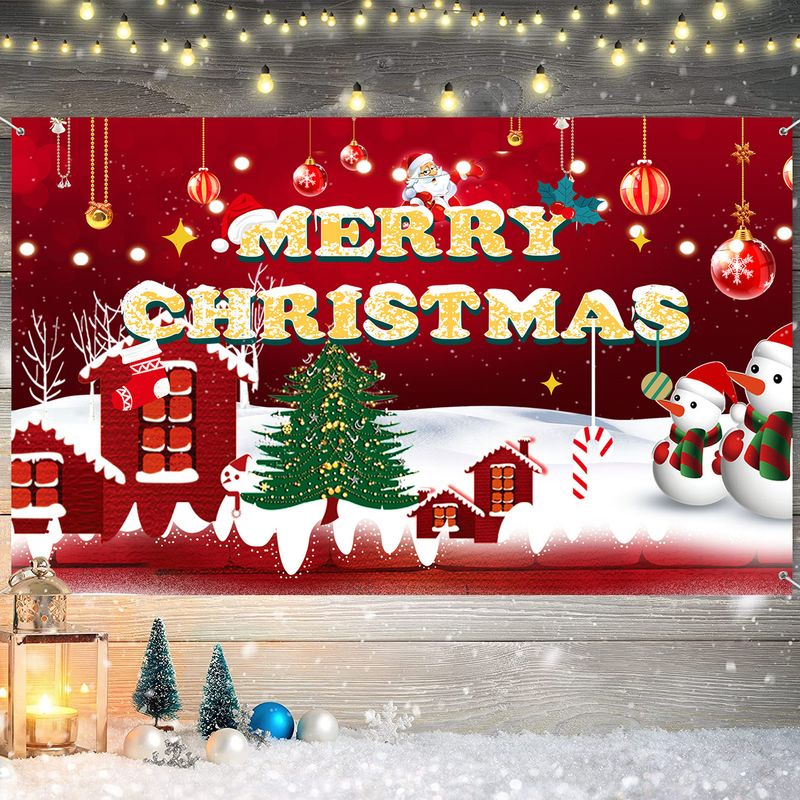 Christmas Holiday Party Decoration Banner