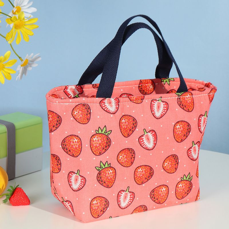 Cute Strawberry Aluminum Foil Storage Bag