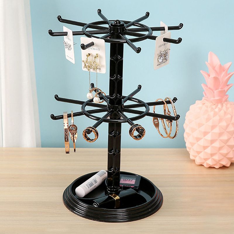 Fashion Solid Color Plastic Disassembly Jewelry Display Rack