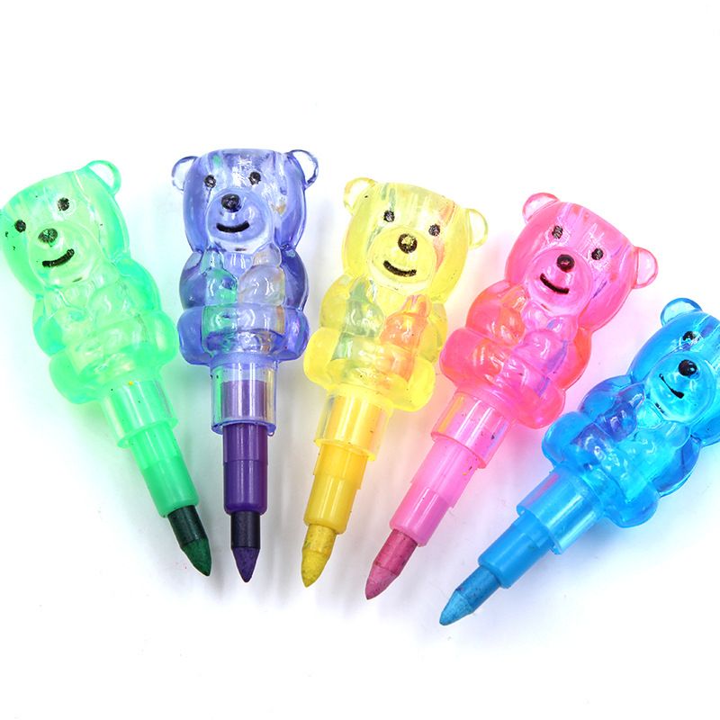 Cute Student Stationery Five-section Crayon Detachable Pencil