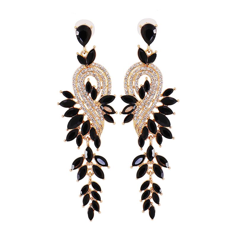 Fashion Geometric Arylic Rhinestones Women's Earrings 1 Pair