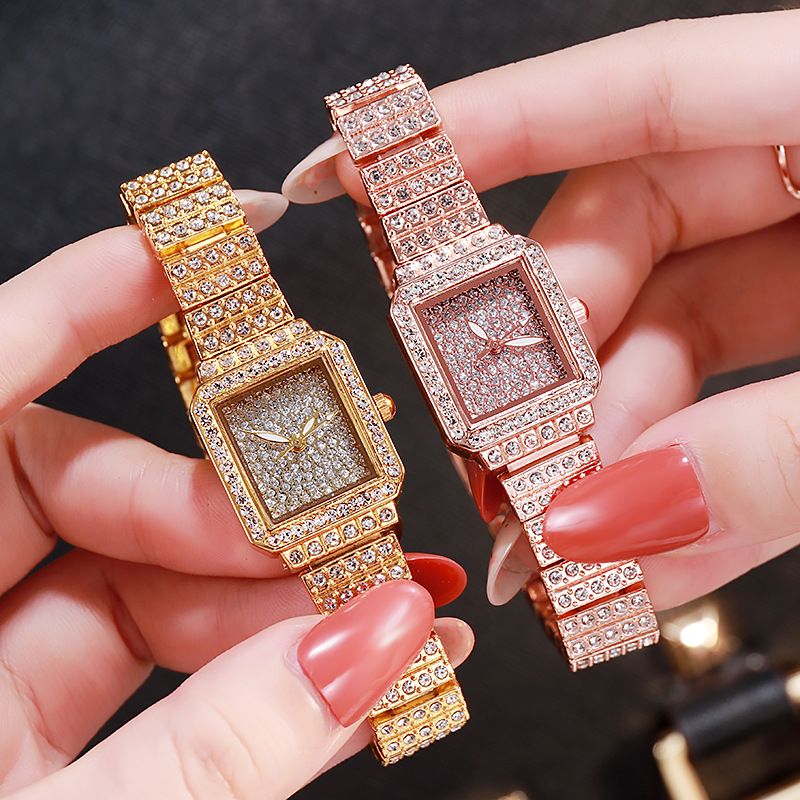 Casual Solid Color Buckle Electronic Women's Watches
