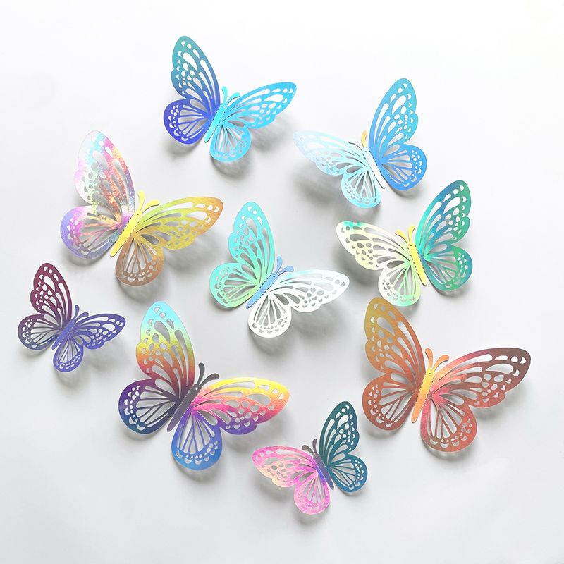 Mode Schmetterling Papier Wandaufkleber