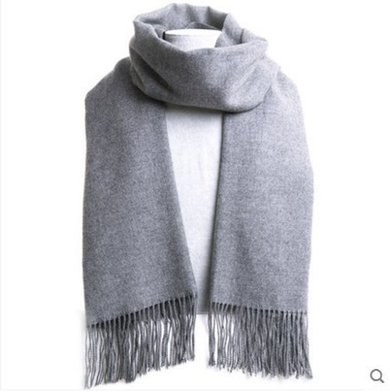 Unisex Einfacher Stil Einfarbig Kaschmirimitat Quaste Winter Schals
