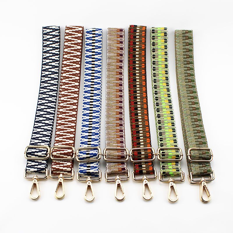 Polyester Cotton Stripe Sling Strap Bag Accessories