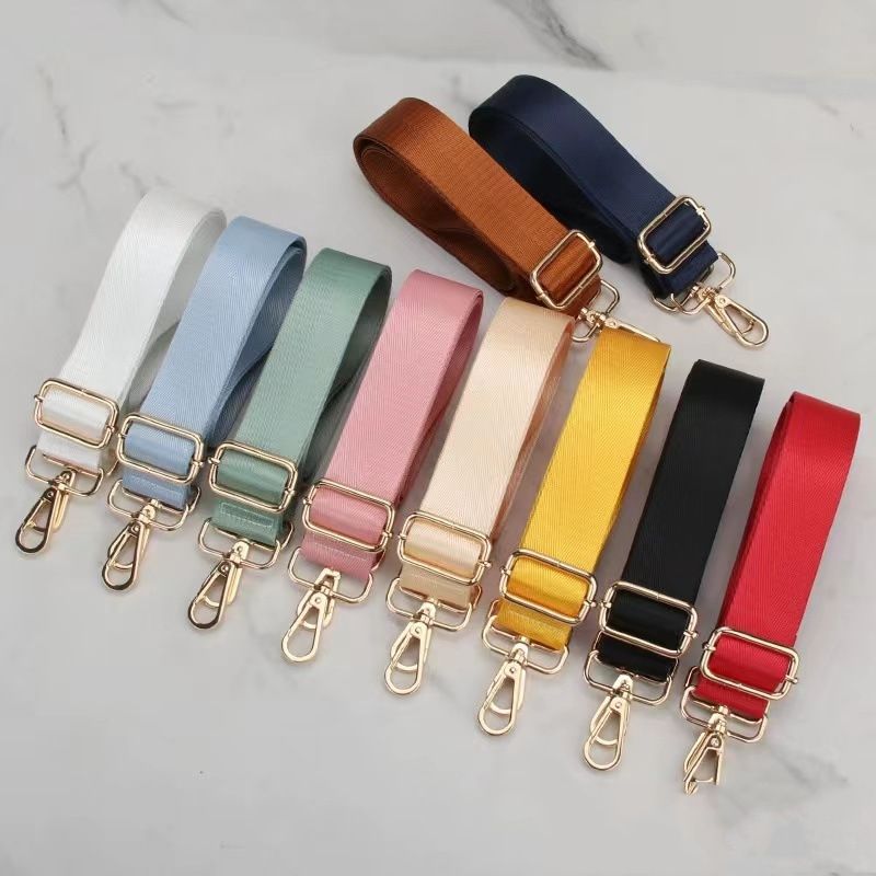 Nylon Solid Color Sling Strap Bag Accessories
