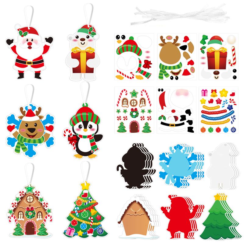 1 Set Paper Cartoon Christmas