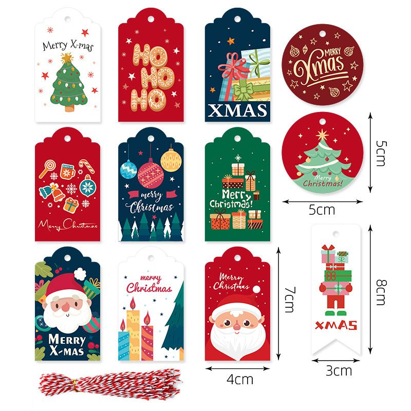 Christmas Cartoon Gift Wrapping Decoration Listing 1 Set