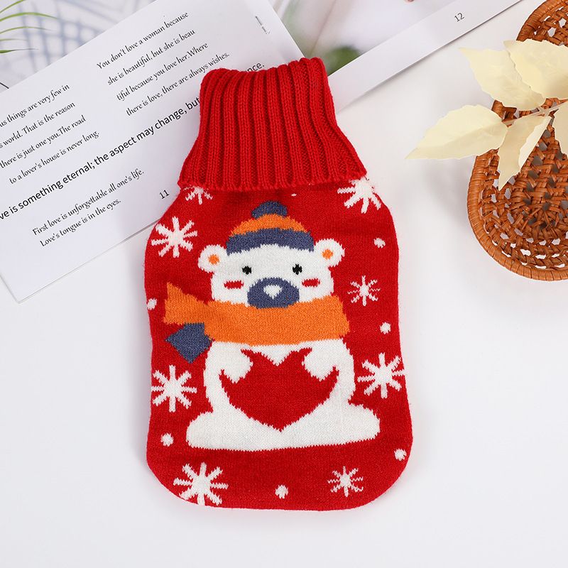 Creative Cute Hot Water Bag Knitted Coat Hand Warming In Winter Footnotes Plumbing Baby 1000ml Irrigation Hand Warmer