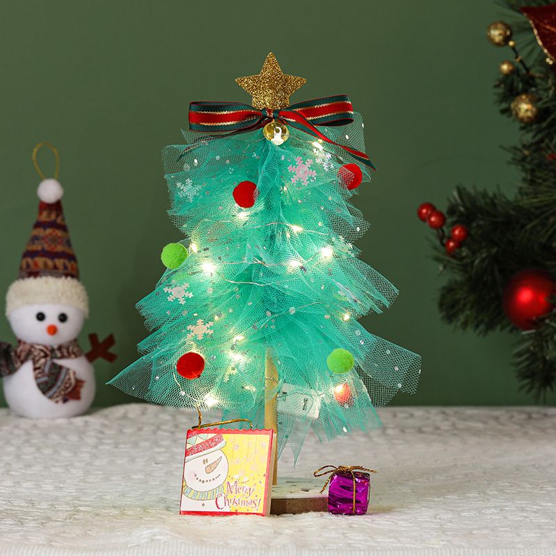 Christmas Fashion Christmas Tree Net Yarn Party Decorative Props