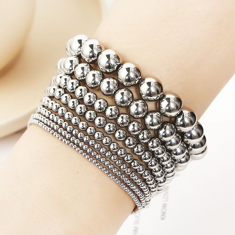 Fashion Geometric Stainless Steel Polishing Bracelets