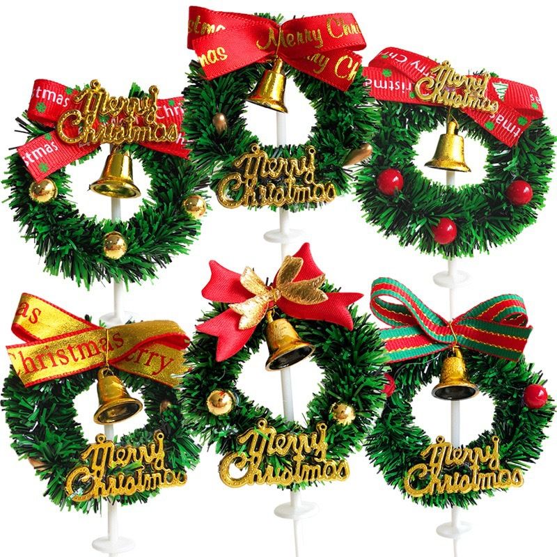 Christmas Letter Bow Knot Plastic Party Decorative Props 1 Piece