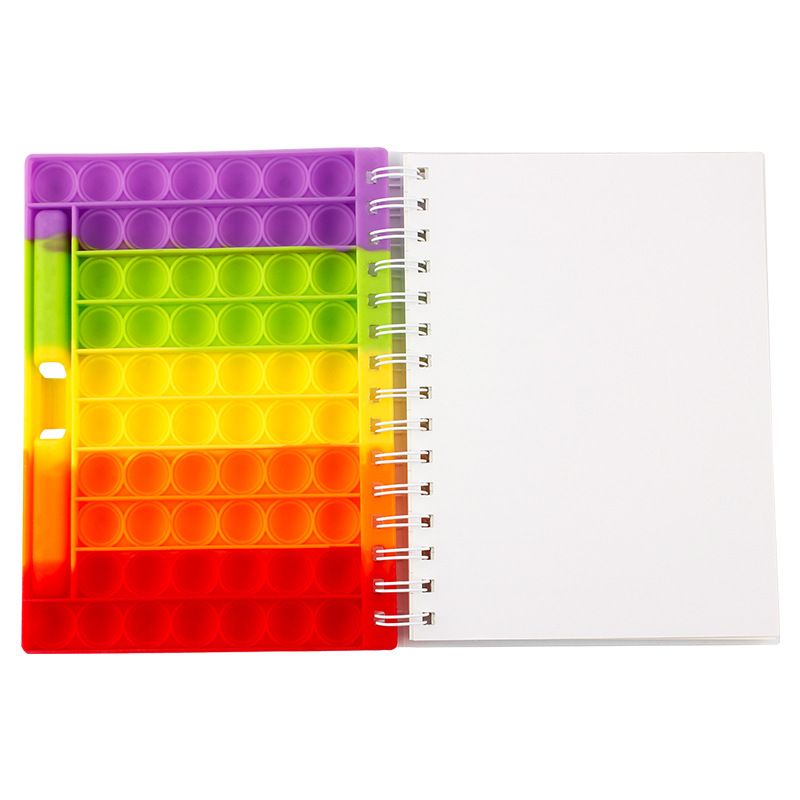 Kreative Student Bunte Quadratische Mode Silikon Spule Binder Buch