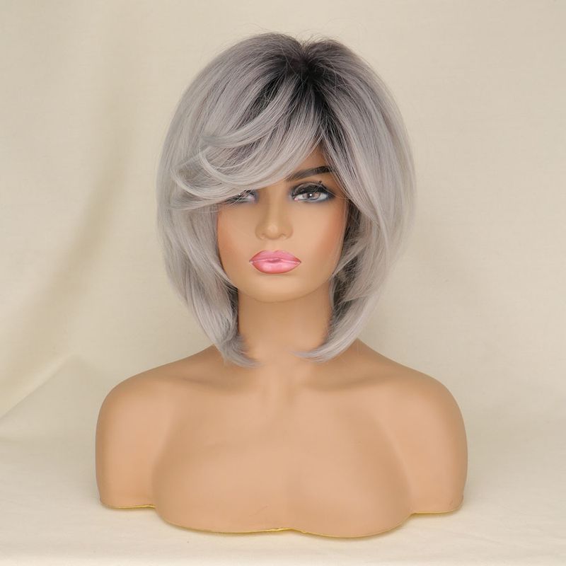 Unisex Simple Style Holiday High Temperature Wire Centre Parting Long Straight Hair Wigs
