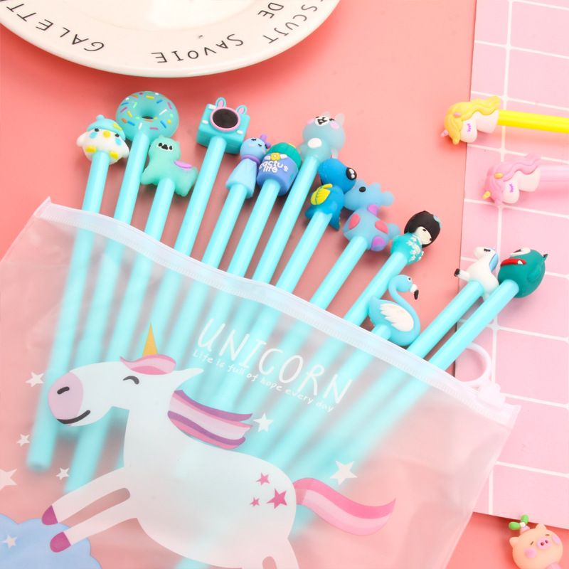 Creative Cartoon Students Learning Stationery Gel Pen Set