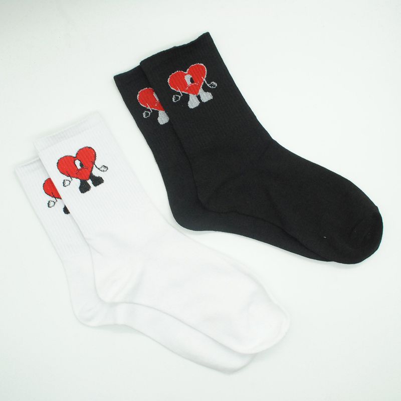 Unisex Fashion Heart Shape Cotton Ankle Socks