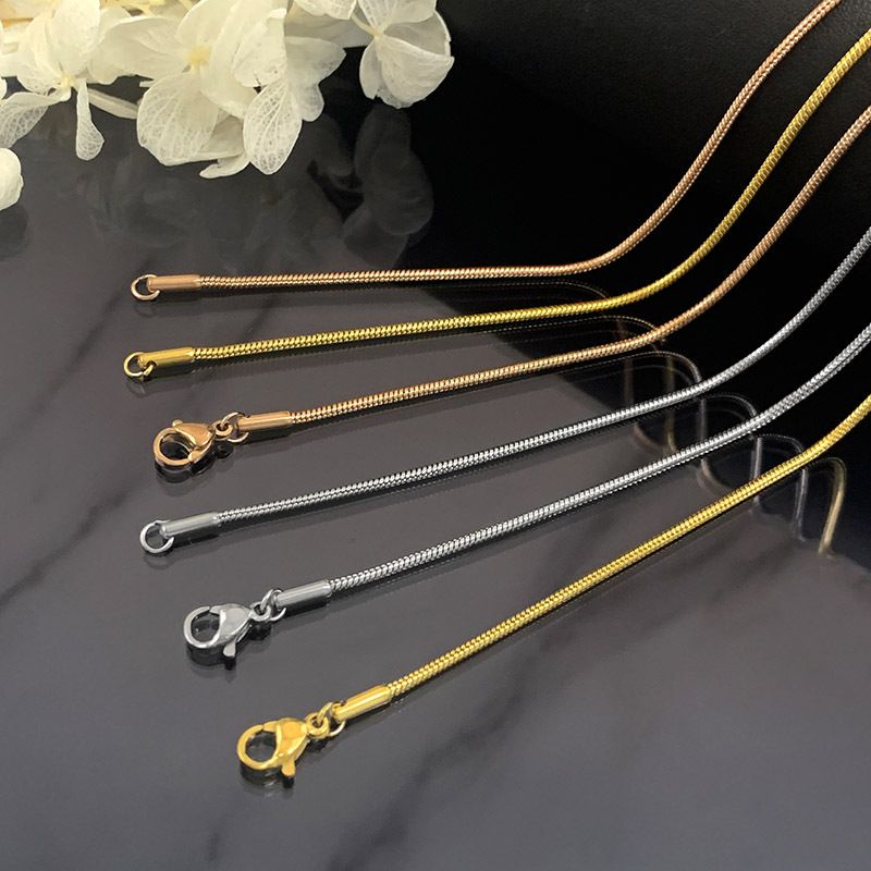 Fashion Geometric Stainless Steel Plating Necklace 1 Piece