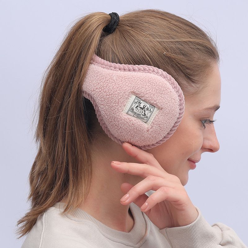 Winter Earmuffs Warm Women Riding Windproof Earmuff Lamb Wool Earmuffs Foldable Ear Warmer Ear Covers Earmuffs