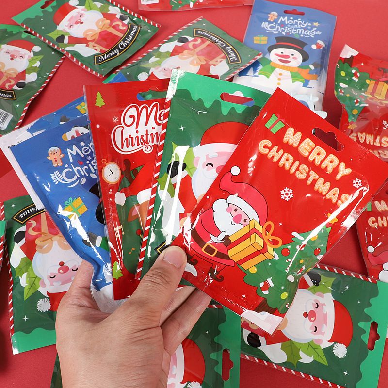 Christmas Cartoon Plastic Party Party Packs