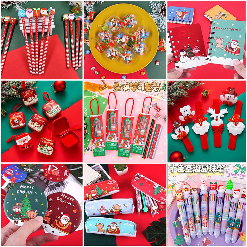 Christmas Cute Cartoon Plastic Paper Party Party Packs 1 Piece