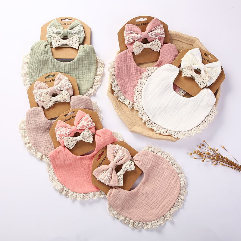 Fashion Bow Knot Cotton Baby Accessories