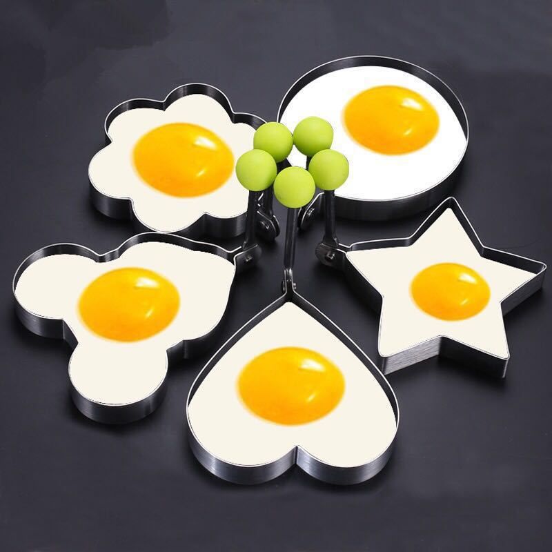 Estilo Simple Estrella Forma De Corazón Acero Inoxidable Moldes De Cocina 1 Juego