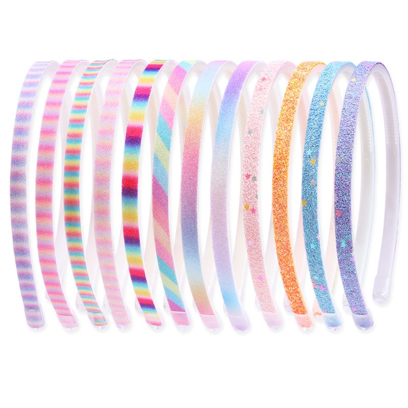 Fashion Stripe Plastic Hair Band 1 Piece
