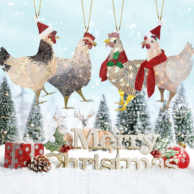 Weihnachten Mode Tier Aryl Gruppe Hängende Ornamente