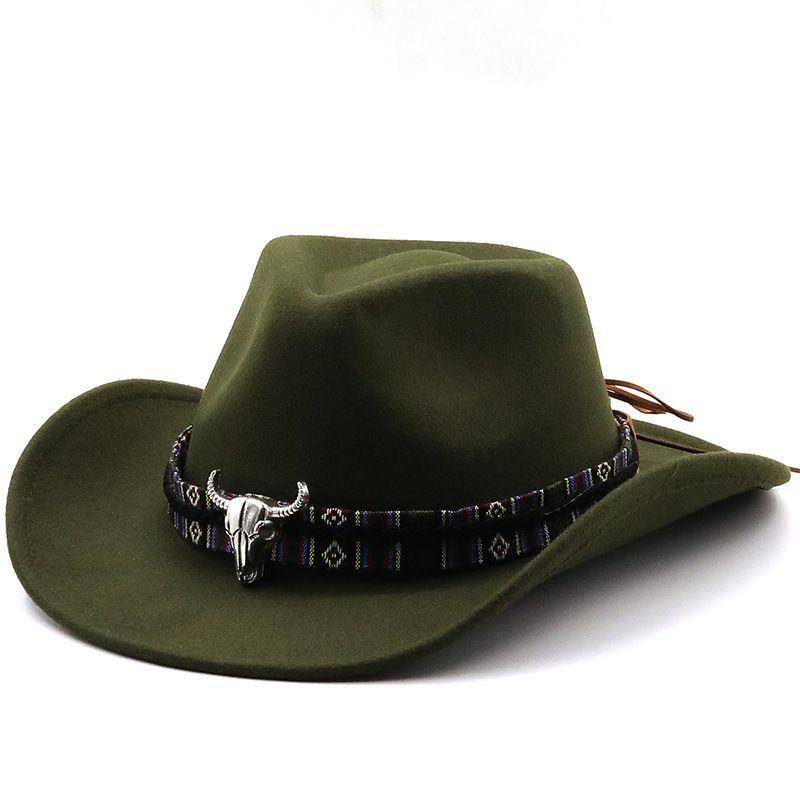 Women's Vintage Style Solid Color Flat Eaves Fedora Hat
