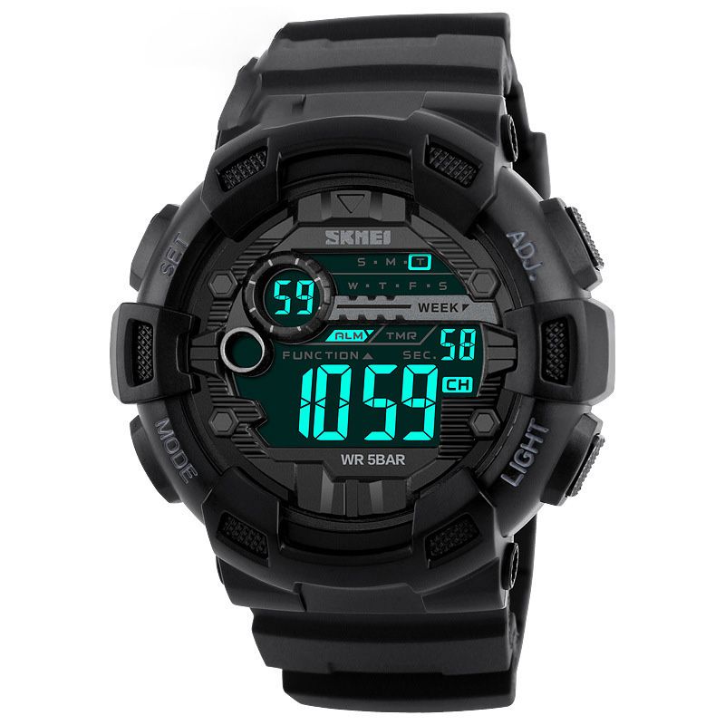 Sports Letter Buckle Electronic Men's Watches